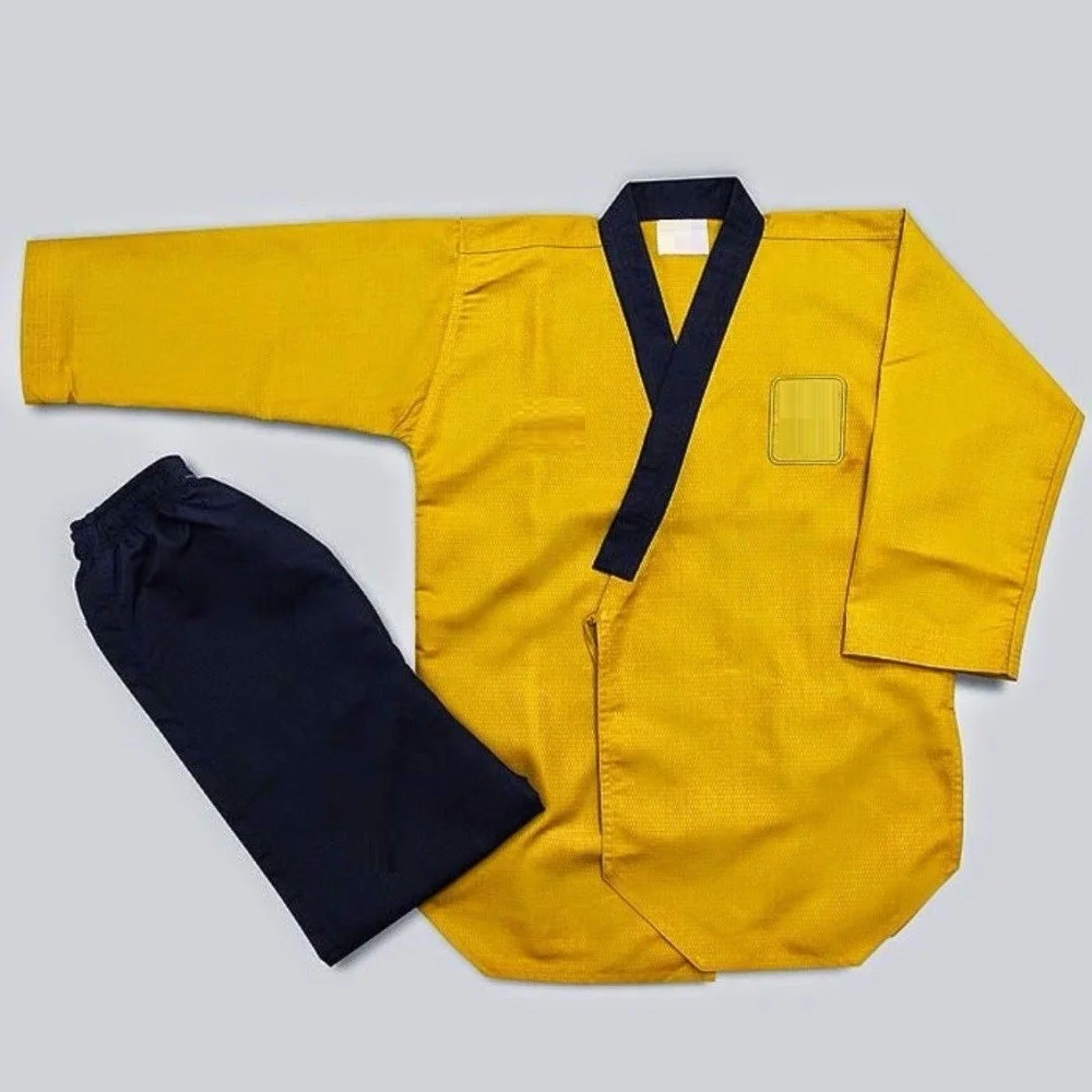 Taekwondo uniforms WTF Custom Taekwondo Uniform White black Yellow Red taekwondo uniform