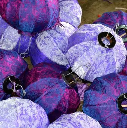 fabric lantern/ bamboo lantern