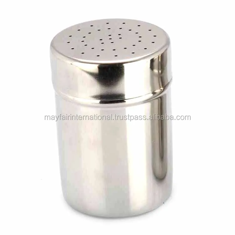 Stainless Steel Chili Dredges With & Without Plastic Lid