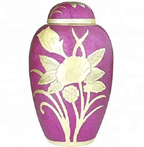 Silver Gold Cremation Urn Set Memorial Urns