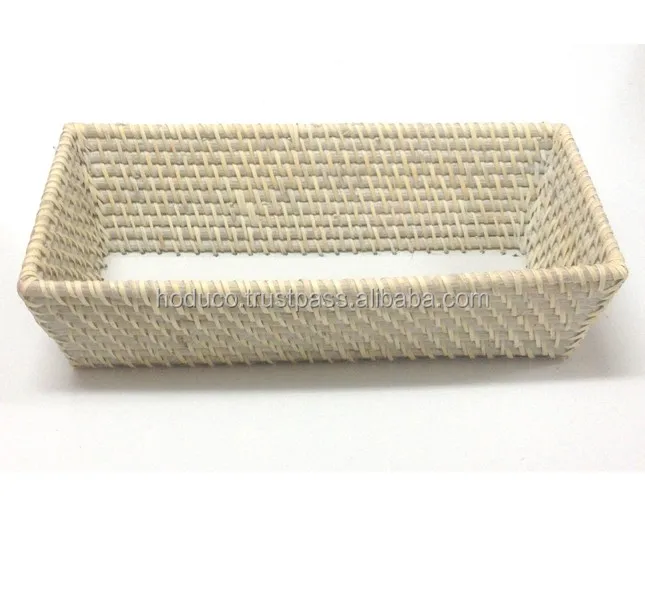 Wholesale Bamboo Rattan Basket, Serving Tray, Rattan Tray from Vietnam