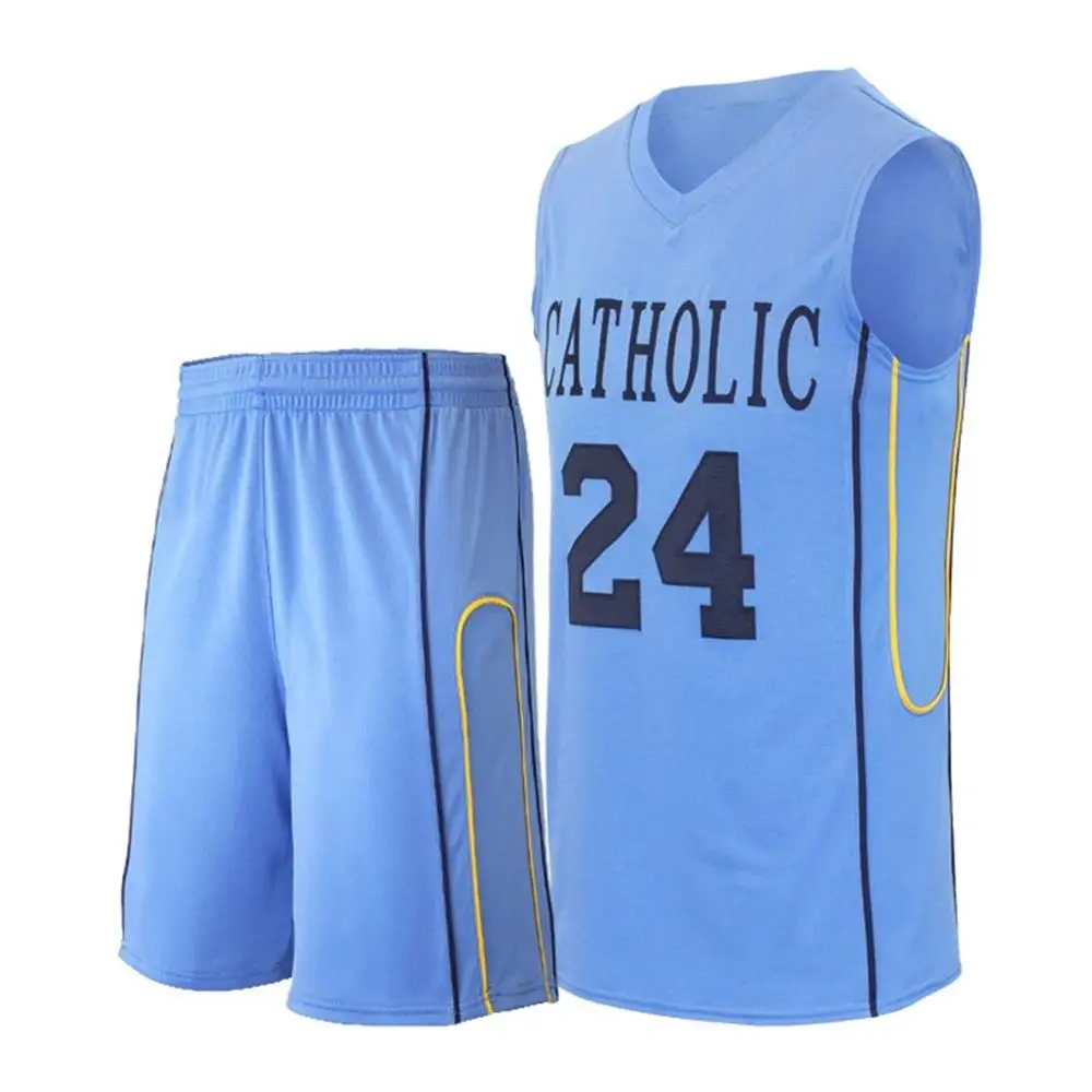 International Plain Basketball Jersey Uniform Design Color Yellow