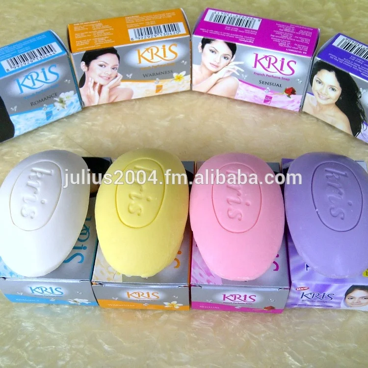 
KRIS Beauty Soap / Bath Toilet Soap with French Perfume Fragrance and Moisturizer 