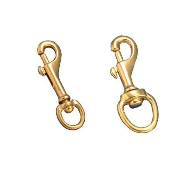 Durable Taiwan Hardware Gold Brass Swivel Eye Bolt Trigger Snap Hook