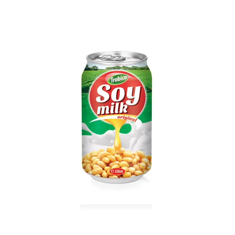
Wholesale Trobico Brand 330ml alu can Soya Milk Drink 
