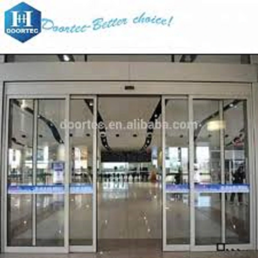 Bullet proof automatic sliding door auto glass sensor sliding door with Australia standard