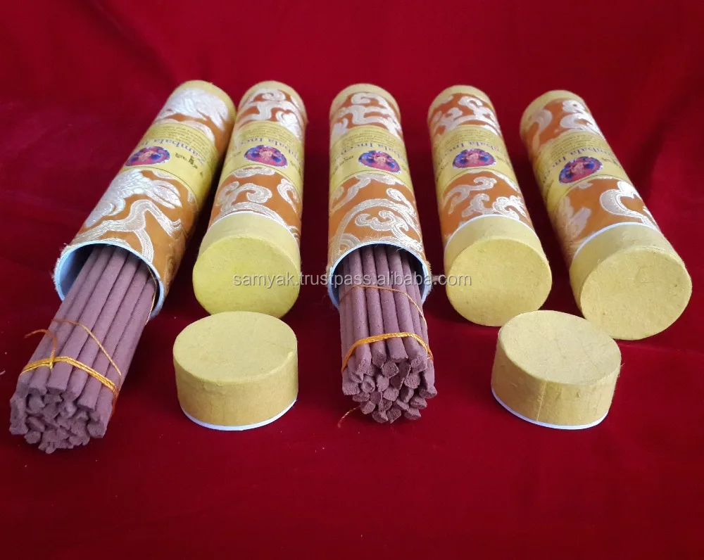 Handmade Tibetan Stick Incense natural ingredients home fragrance for religious practices and room freshener
