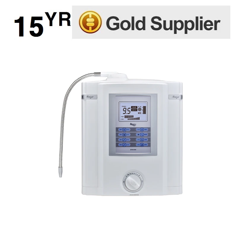 Counter Top Alkaline Water Ionizer with Two Filters BTM505N: Made in Korea, 7, 9 plates High Quality Plates