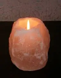 Handmade Metal Salt Lamp Heart Candle Holder Unique Solid Fancy Home Decoration for Weddings Boxed by Sian Enterprises