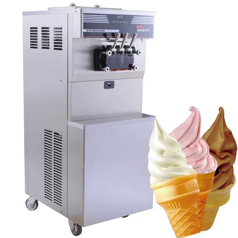 Commercial Soft Ice-Cream Mixer Machine