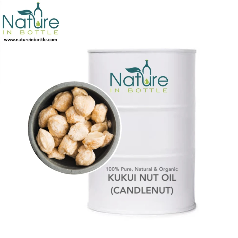 Kukui Nut Oil | Candlenut Oil | Candleberry Oil - Kukui Oil - 100% Pure and Natural Essential Oils - Wholesale Bulk Price