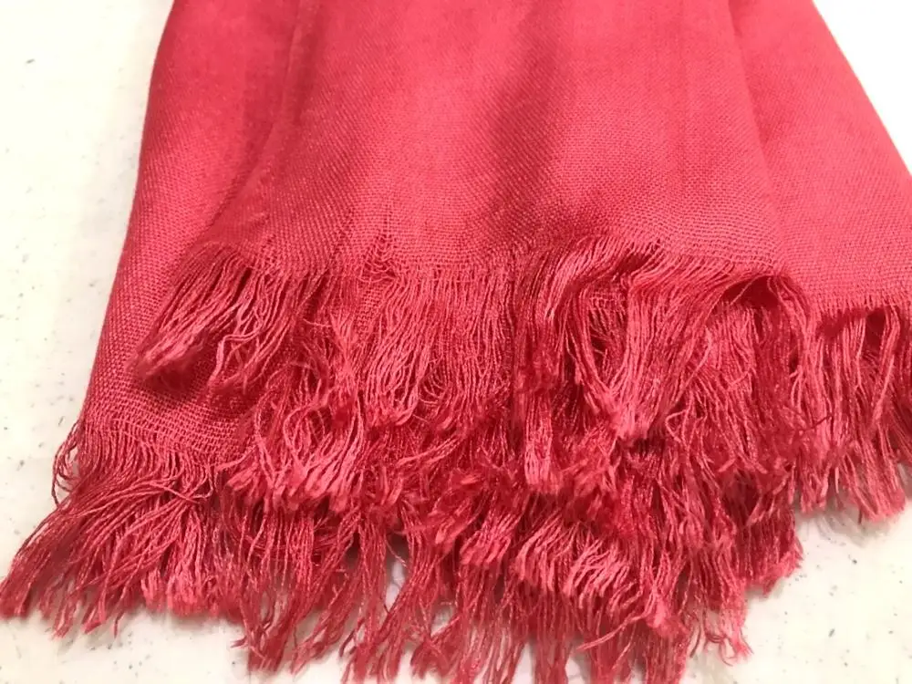 Women Girls Daily Wear Casual Stoles Top Selling Made In India Luxury Bamboo Organic Viscose Plain Pashmina Shawl Scarf