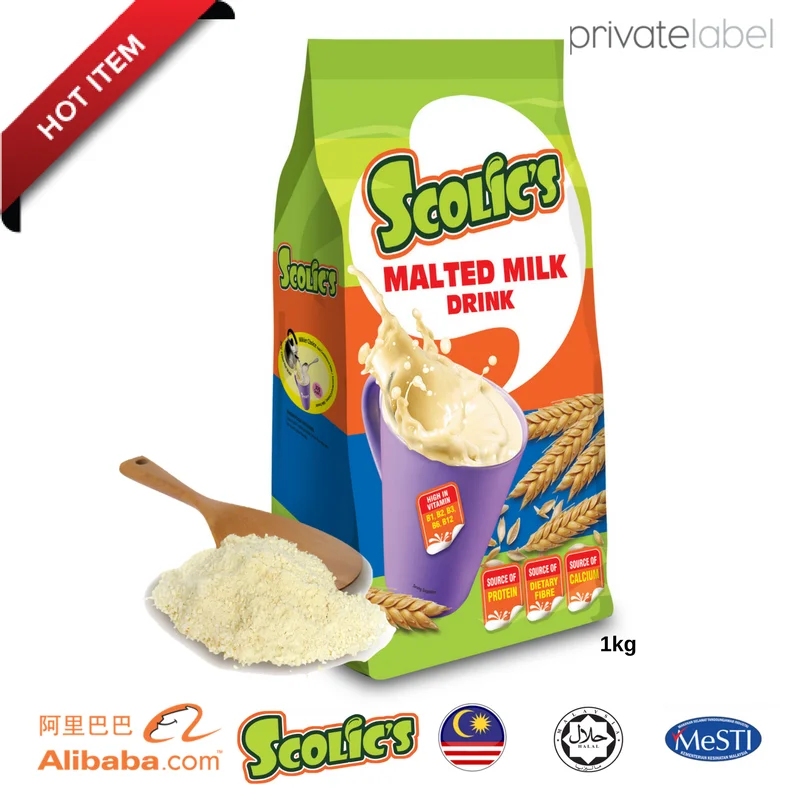 
Malt Milk Energy Nutritious Powder Drink 3in1 Instant 