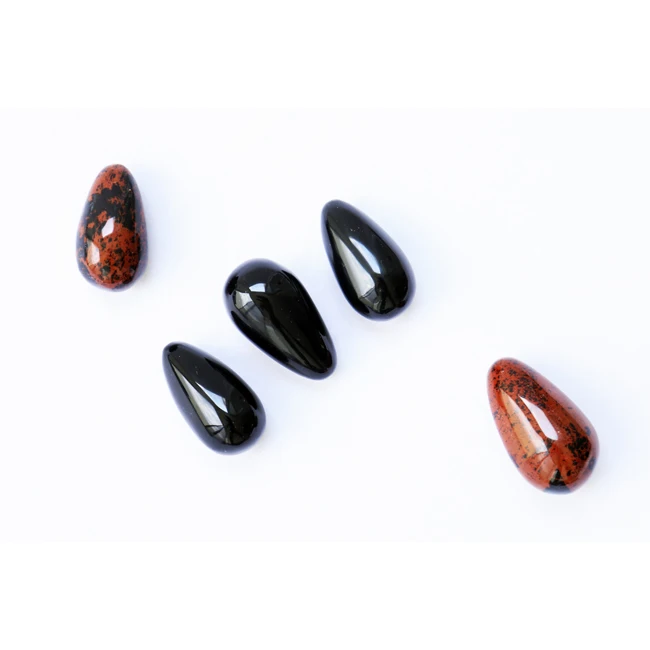 Great Quality Glossy Finish Obsidian Yoni Eggs Gemstone for Bulk