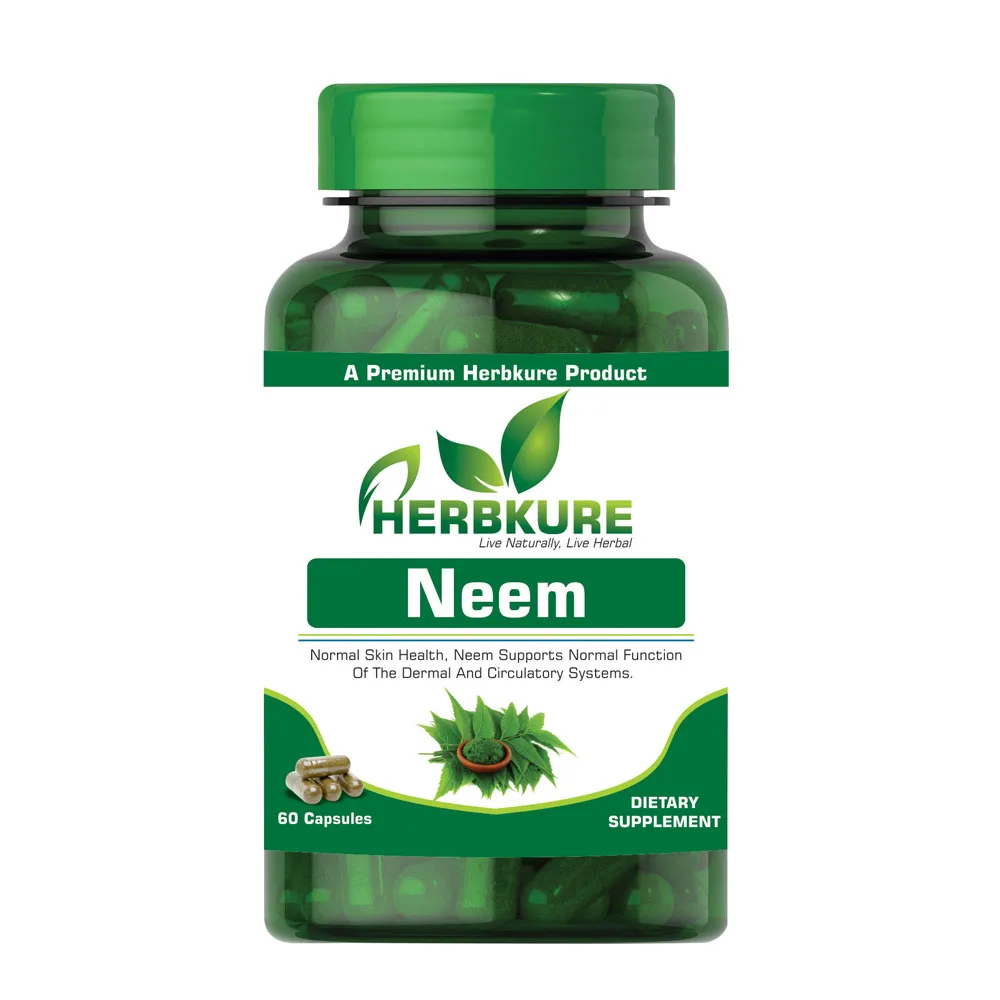 Blood purifier,Anti Bacterial Anti Fungal infection Neem Extract capsules