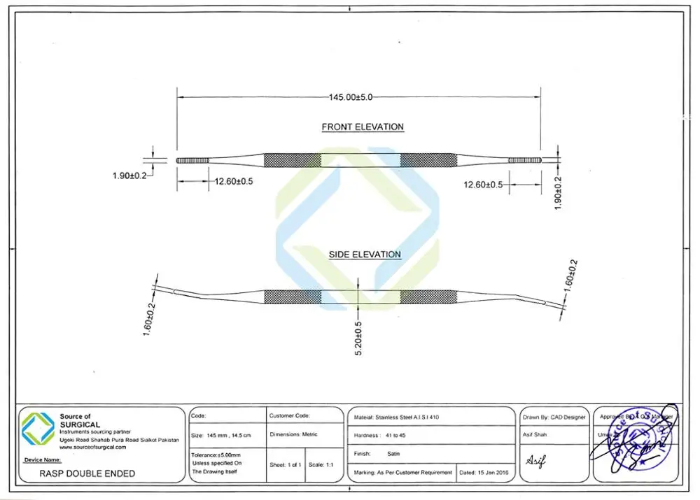 File Rasp Double Ended