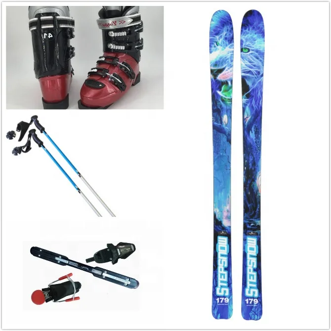 Ski double board adult suit for men and women junior high school equipment snow road all-around board