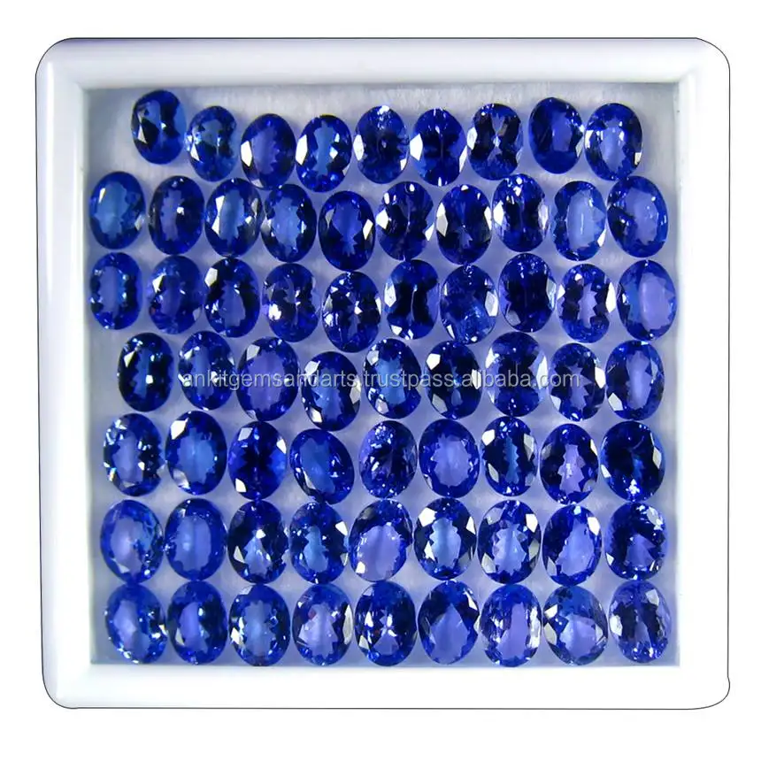 Topmost quality loose oval cut AAA natural tanzanite gemstones