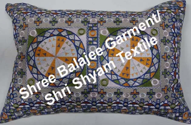 Indian Handmade Cotton Sofa Pillow Cases Suzani Embroidered Throw Decorative Cushion Embroidered Decorative Sofa Throw Uzbek