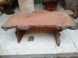 Superb Design Made Durable Mahogany Wood Large Dining Table
