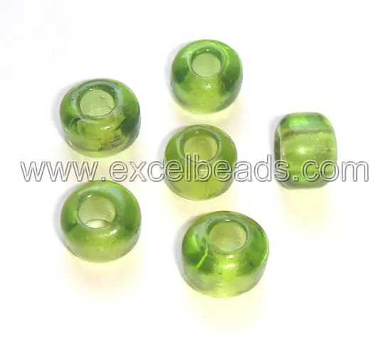 Pony Glass Beads - Striped pony beads wholesale for jewelry making decoration