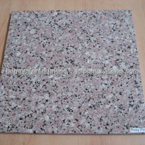 Розовые гранитные плиты плитка