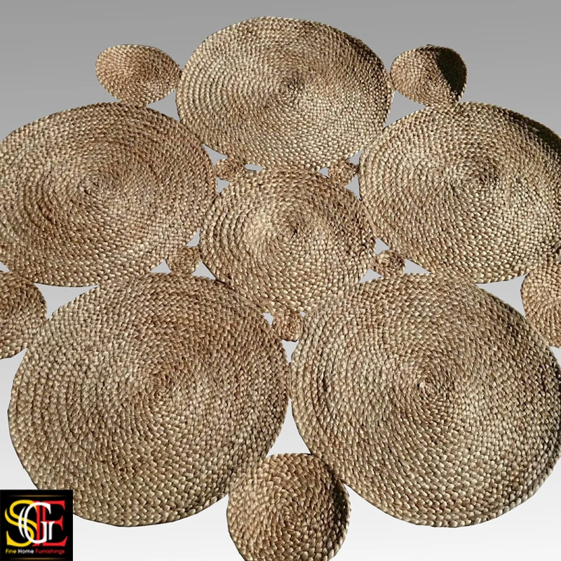 
Handmade Wholesale Unique Style 100% Natural Chindi Braided Jute Carpet 