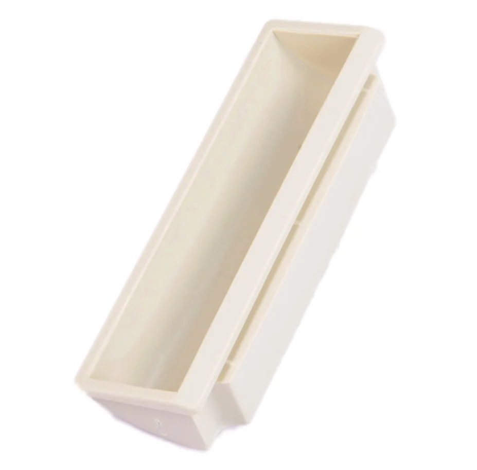 HP-004 Furniture Flexible Insert Kitchen Cabinet Recessed Cup Plastic Square Flat Pocket Embedded Handle