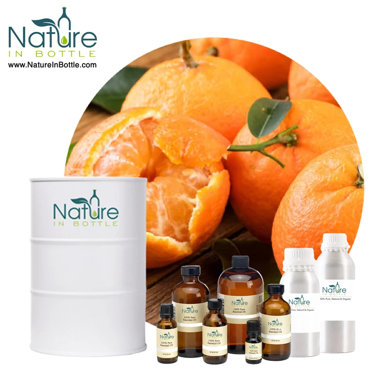 Organic Tangerine Oil | Citrus tangerina | Tangerine Peel Oil - 100% Pure Natural Essential Oils - Bulk Wholesale Price