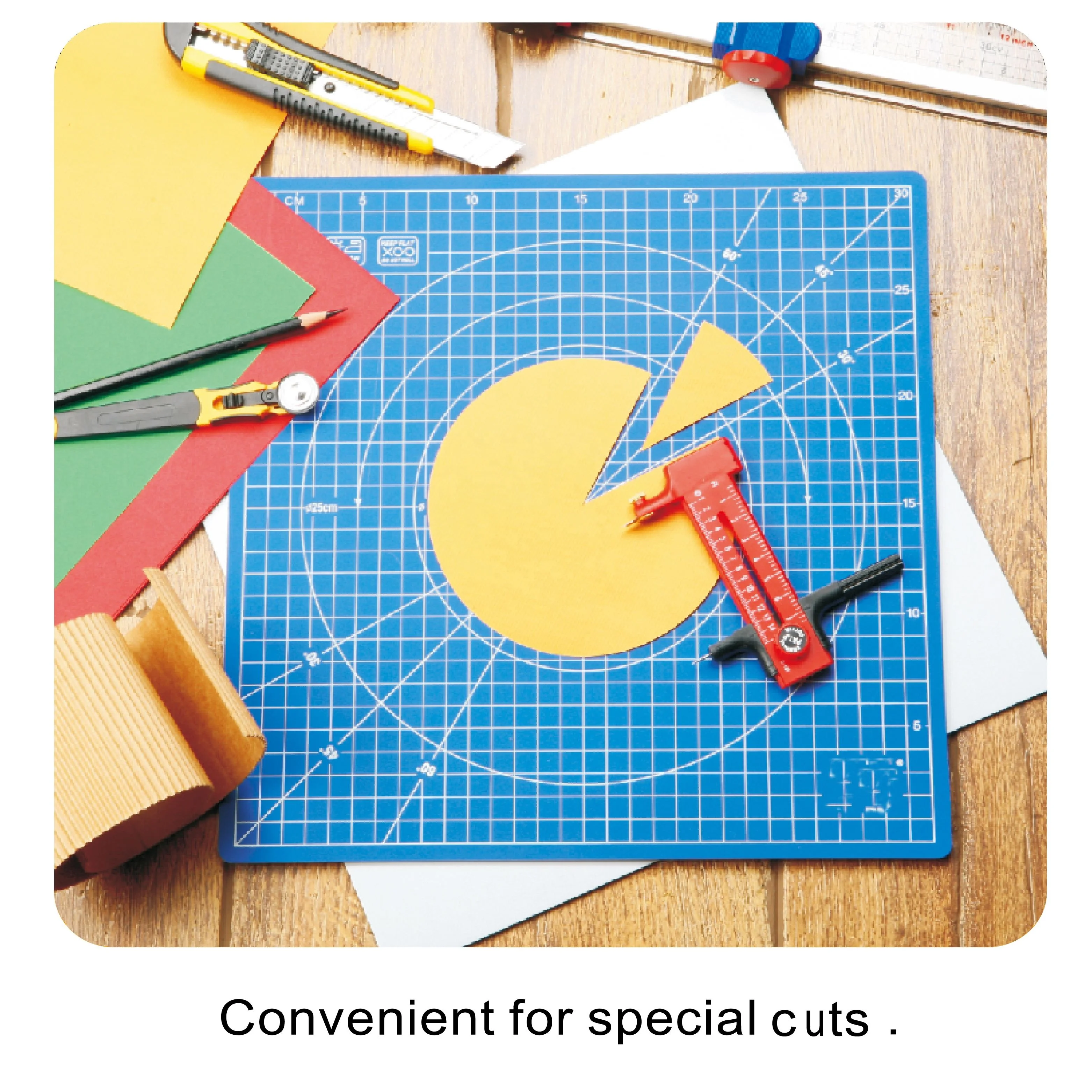 The Best MADE IN TAIWAN 12X12  Easy circle curve cutting, soft bending material, multi-layer mat.Cutting safety Mat