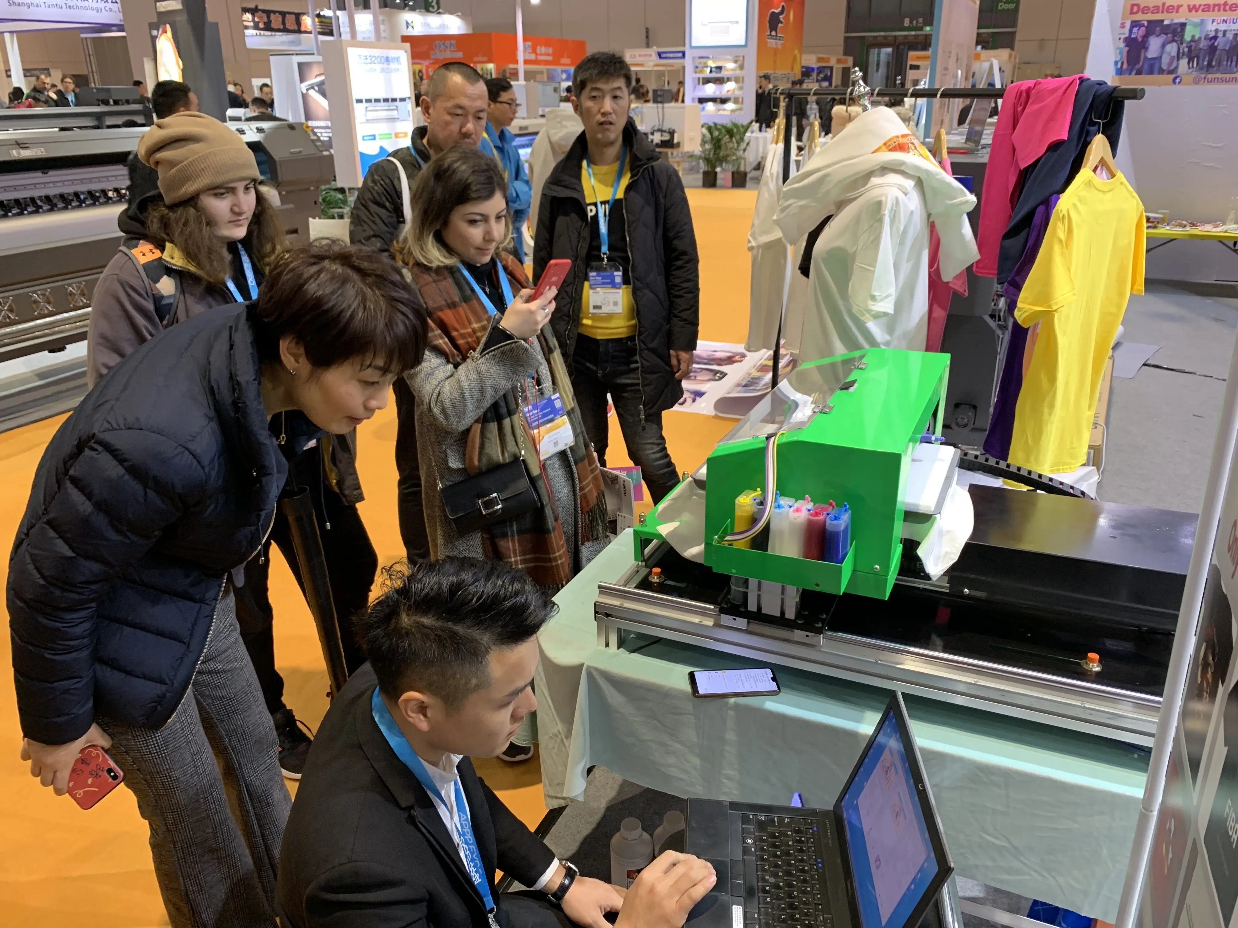 Promotion precio A3 Dtg maquina de impression de ropa toda la ropa de color