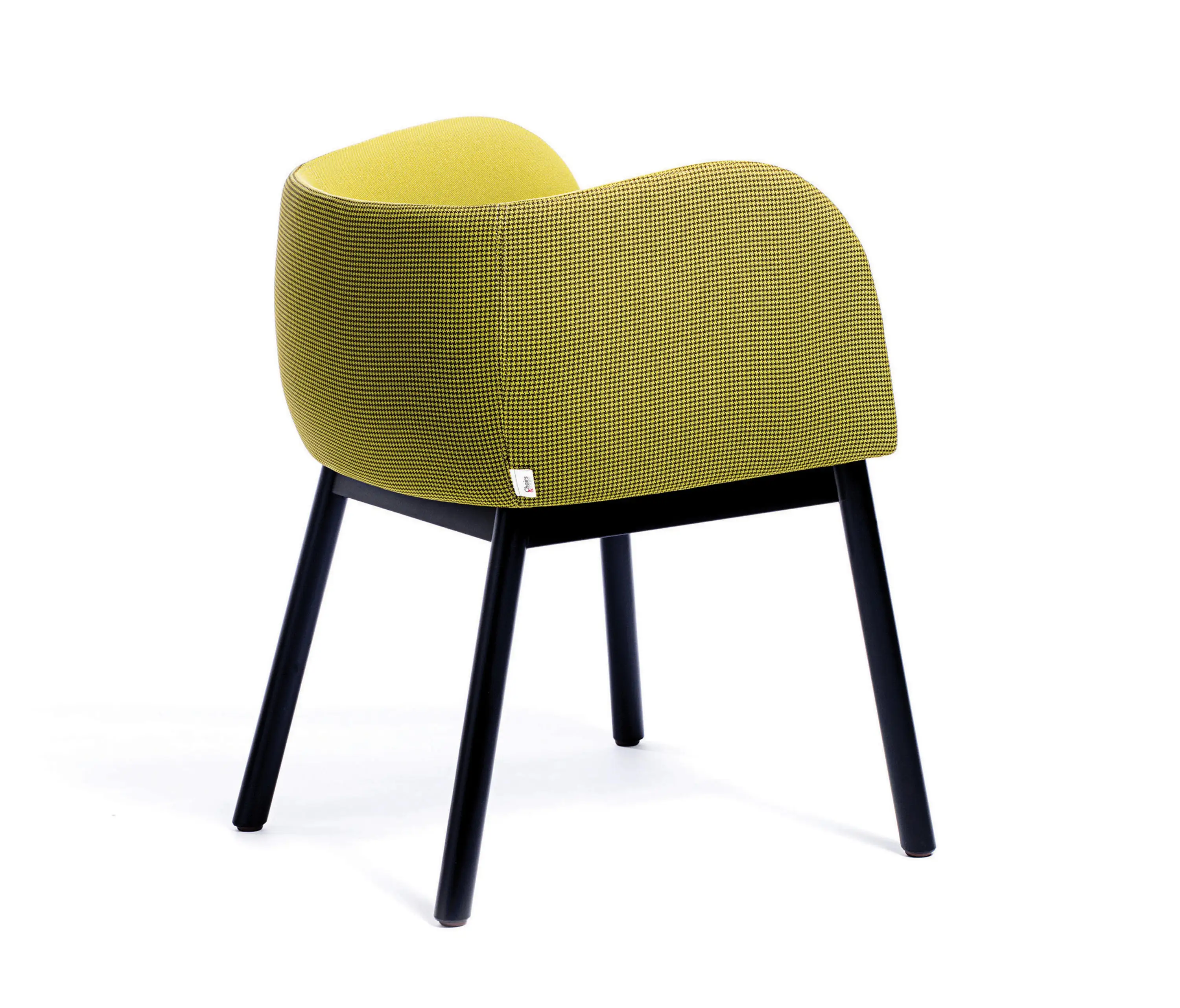 Hot selling modern dining chair Fabric easy chair with armrests MOUSSE SP By CHAIRS