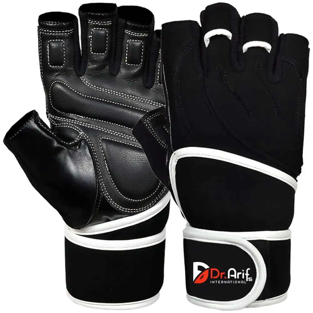 Gym Gloves Leather Fitness Exercise Workout Weight Lifting unisex Men Women