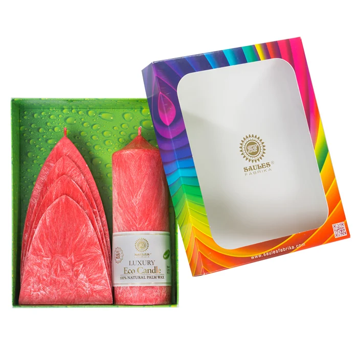 2018 New Elegant Candle Gift Set for Women Birthday Christmas Best Present 100% Handmade Eco Candles