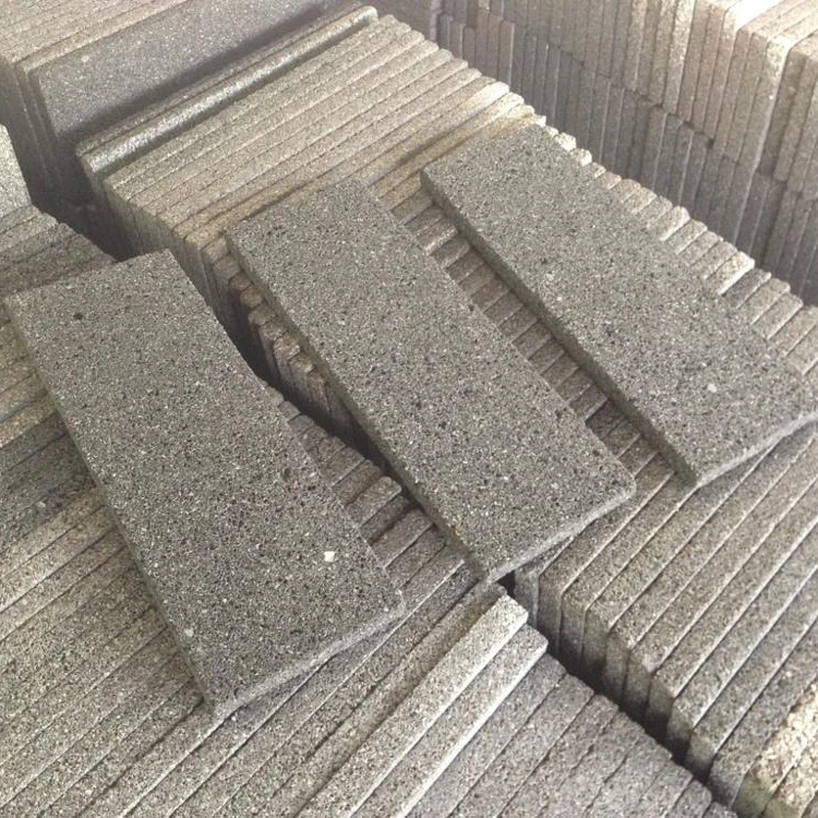 ceramic tiles bali black natural lava stone piedras hitam LS011