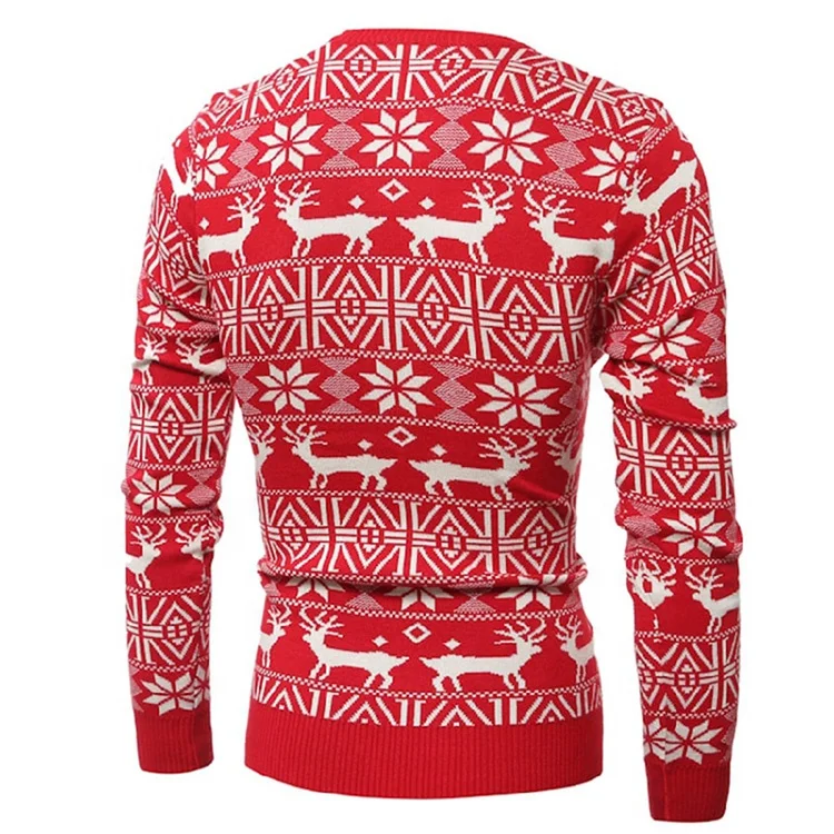 
Winter warm pullover knitted xxxxl christmas jumpers 