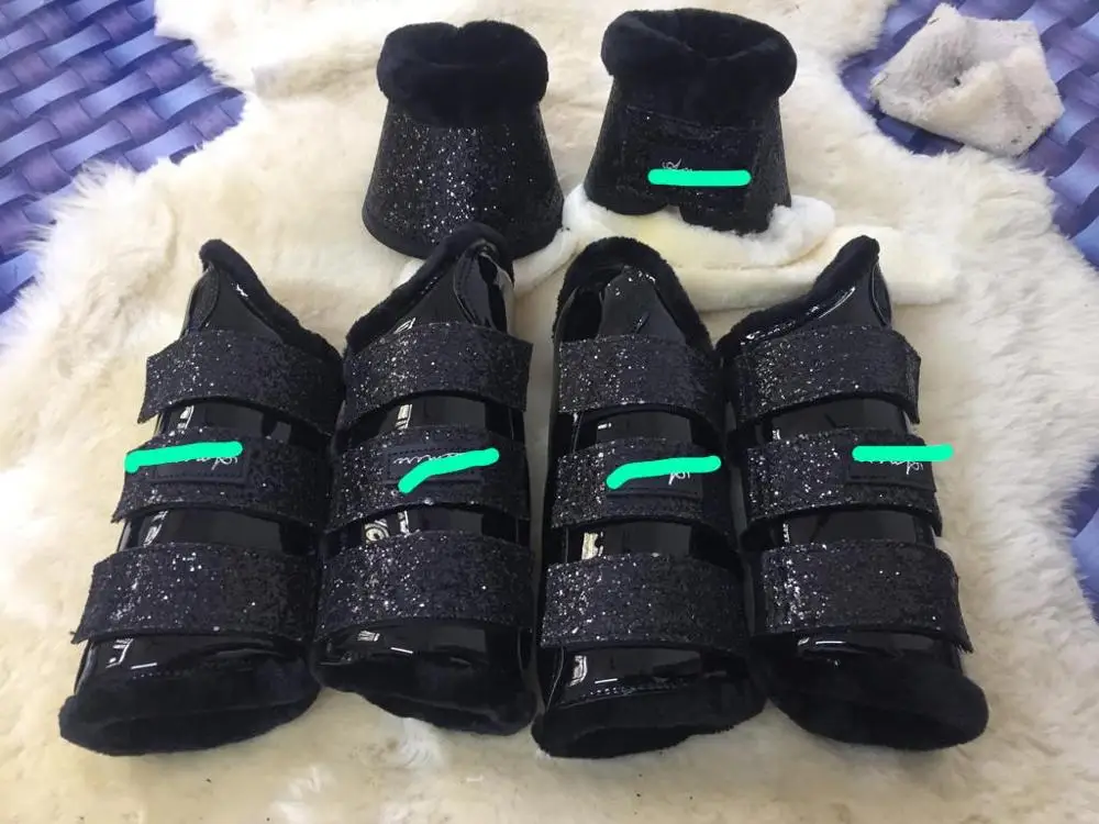
Tendon Fabric Boots with Best quality Glitter 