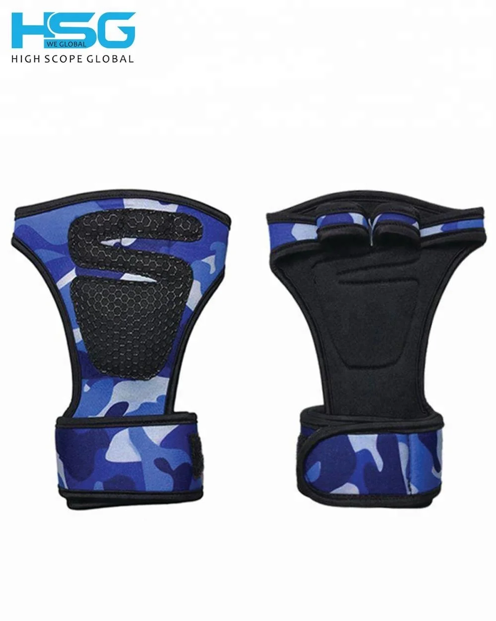 New Weight Lifting Grip Pads Gym Gloves Neoprene Wrist Palm Support Protector WOD Workout Fitness