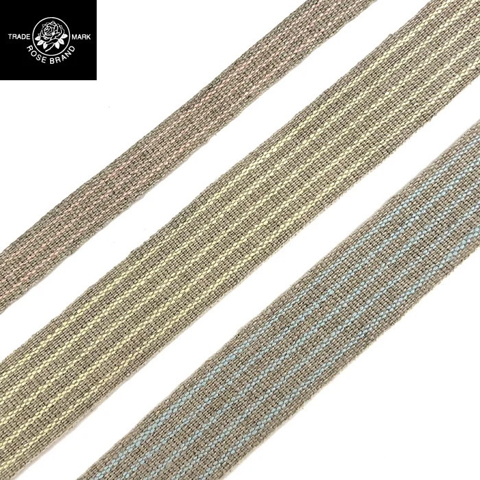 Linen Stripe Ribbon