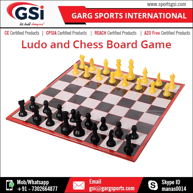 Ламинированная картонная настольная игра «Лудо и шахматы»