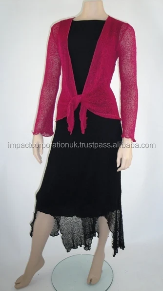 2025 Germans Best Wearing IKAT Ladies Bolero Shrug Maternity Tie Waist Cardigan Latest Collection Clothing Beach Party Club Wear