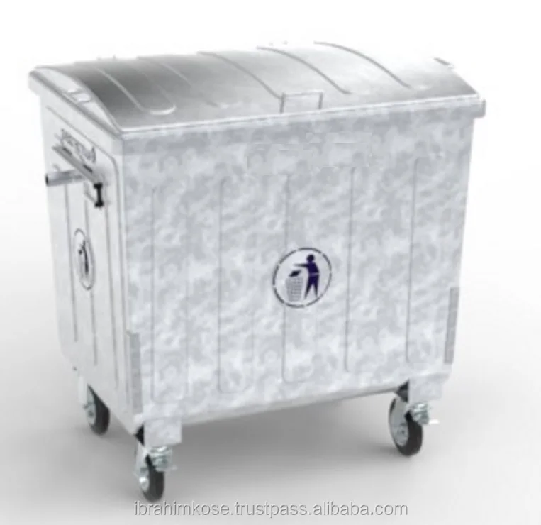 
1100 liter metal Waste Container garbage bin 