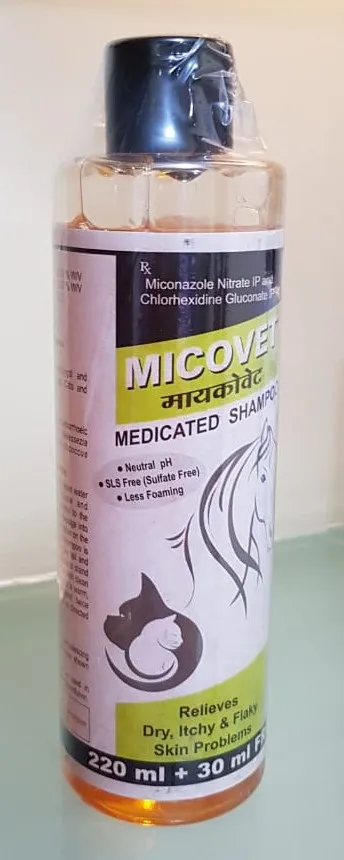 
Miconazole + Chlorhexidine Pet Shampoo 