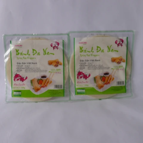 Vietnamese Best Price Premium Quality 100% Rice Flour 22 cm round Pattern Best Rice Paper