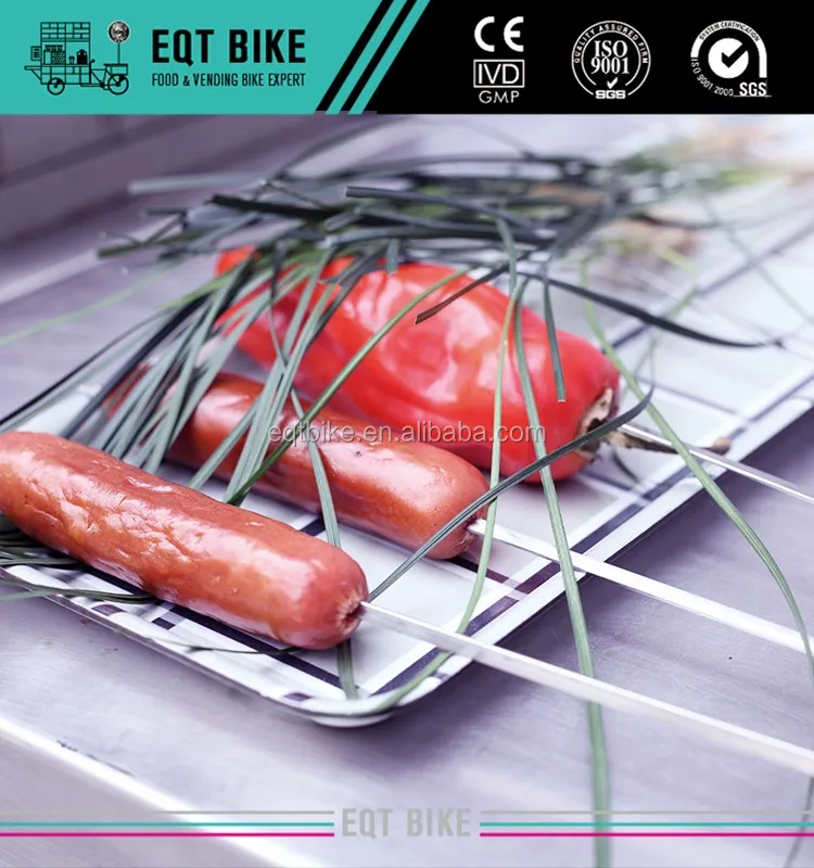 Large outdoor gas cart food cart Mobile BBQ Bike