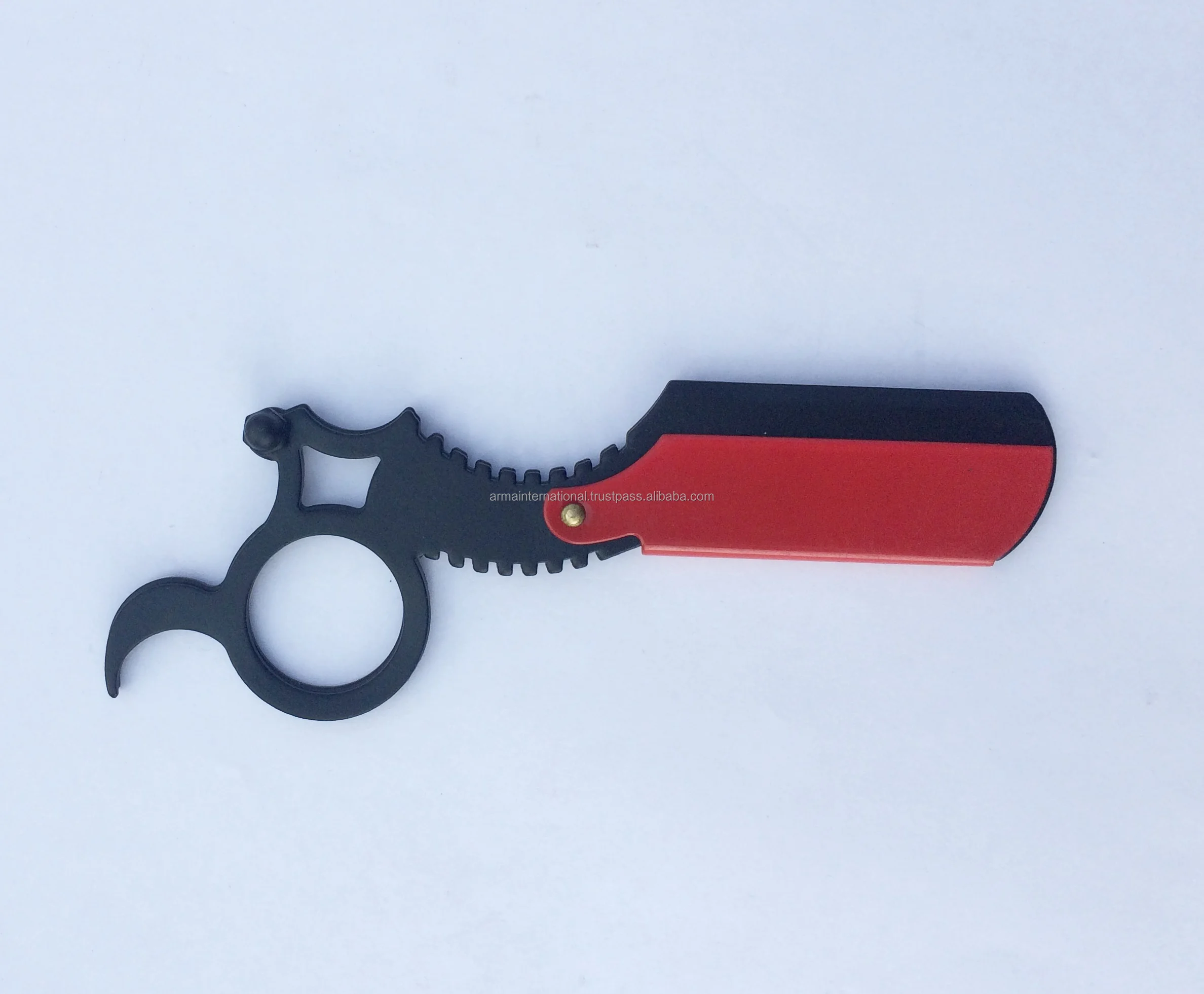 Professional Finger Barber Straight Shaving Razors In High Quality Steel Multi Color Finger Razors