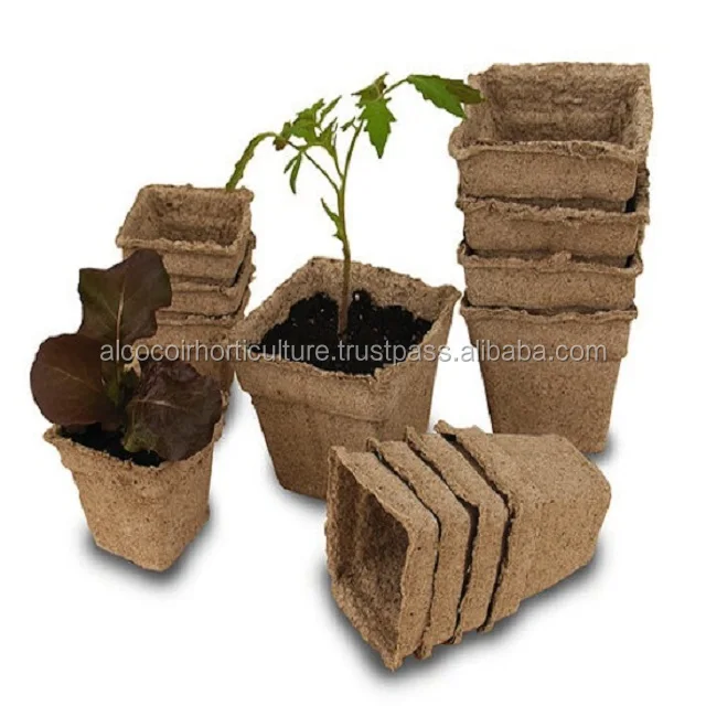 coconut fiber pots for garden