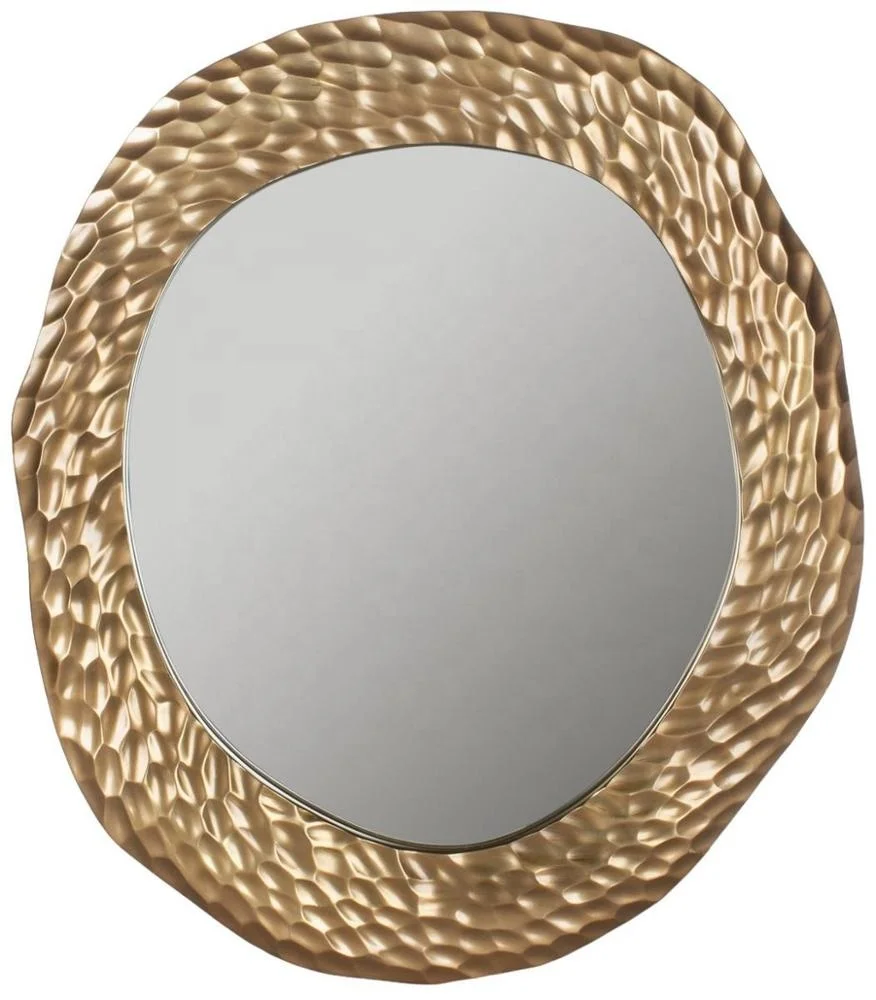 Luxury decorative display European classical metal photo frame wall mirror