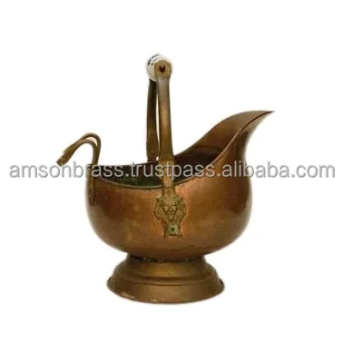 Household Storage Bucket with Lid Paw Fit Mid Century Decorative Coal Bucket & Ash Bucket