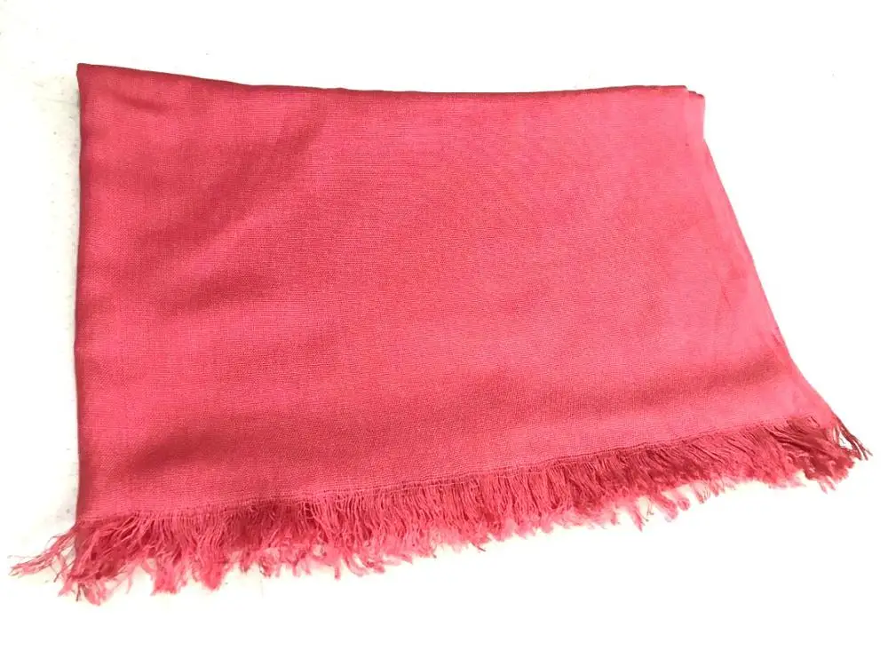 Women Girls Daily Wear Casual Stoles Top Selling Made In India Luxury Bamboo Organic Viscose Plain Pashmina Shawl Scarf
